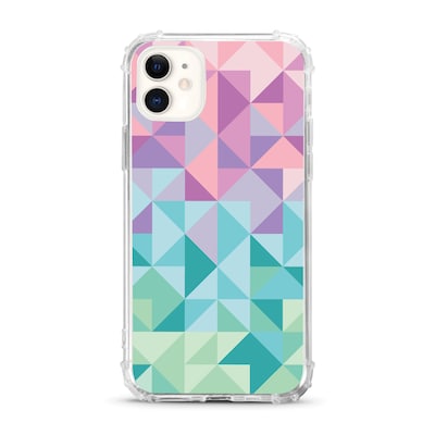 Centon OTM Essentials Geo Triangle Pink Tough Edge Phone Case for iPhone 11 (OP-ACP-A02-66)