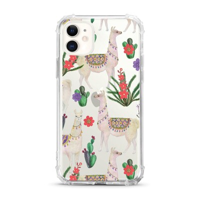 Centon OTM Essentials Llama Dance Green Tough Edge Phone Case for iPhone 11 (OP-ACP-Z090A)