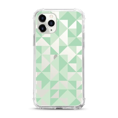 Centon OTM Essentials Geo Triangle Green Tough Edge Phone Case for iPhone 11 Pro (OP-ADP-A02-64)
