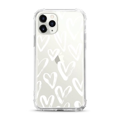 Centon OTM Essentials White Hearts Tough Edge Phone Case for iPhone 11 Pro (OP-ADP-Z071A)