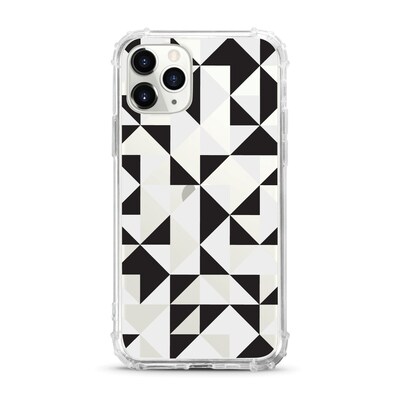 Centon OTM Essentials Geo Triangle Black Tough Edge Phone Case for iPhone 11 Pro Max (OP-AEP-A02-65)