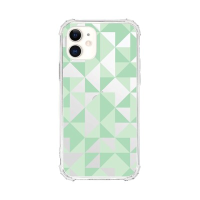 Centon OTM Essentials Geo Triangle Green Tough Edge Phone Case for iPhone 12 Mini  (OP-ATP-A02-64)