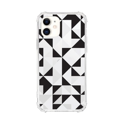 Centon OTM Essentials Geo Triangle Black Tough Edge Phone Case for iPhone 12 Mini (OP-ATP-A02-65)
