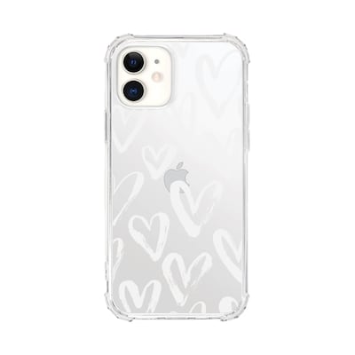 Centon OTM Essentials White Hearts Tough Edge Phone Case for iPhone 12 Mini (OP-ATP-Z071A)