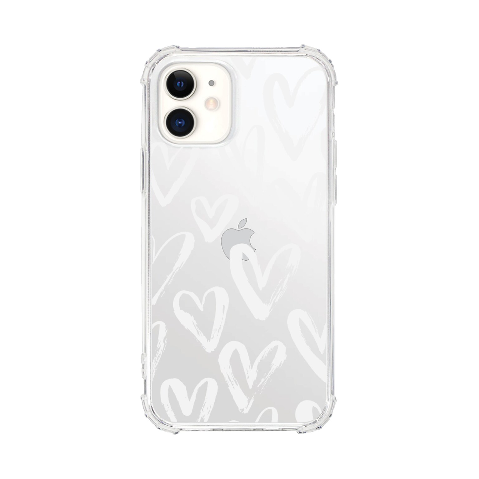 Centon OTM Essentials White Hearts Tough Edge Phone Case for iPhone 12 Mini (OP-ATP-Z071A)