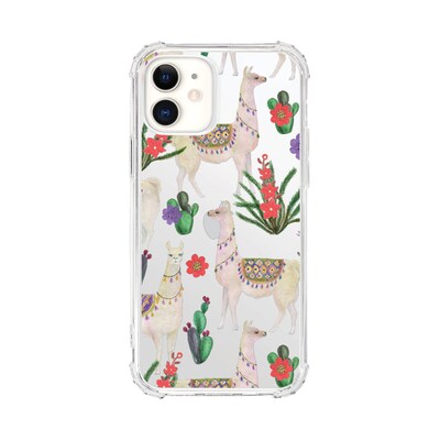 Centon OTM Essentials Llama Dance Green Tough Edge Phone Case for iPhone 12 Mini (OP-ATP-Z090A)