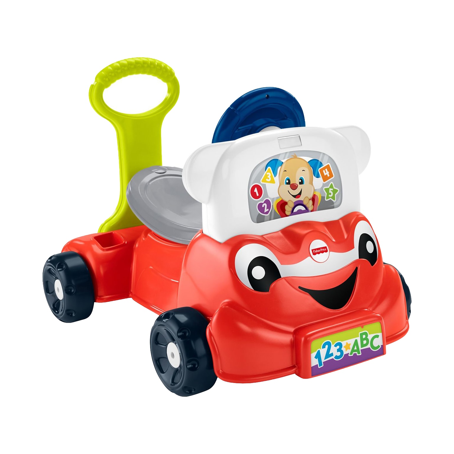 Fisher-Price Laugh and Learn 3-in-1 Smart Car, Multicolored (FNT03)