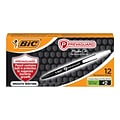 BIC Prevaguard Media Clic Mechanical Pencil, 0.7mm, #2 Medium Lead, Dozen (MPCMA11-BLK)