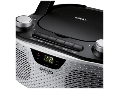 Jensen CD-485-BK CD/Radio Player, Black