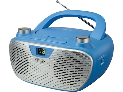 Jensen CD-485-BL CD/Radio Player, Blue