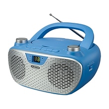 Jensen CD-485-BL CD/Radio Player, Blue