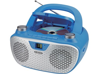 Jensen CD-485-BL CD/Radio Player, Blue