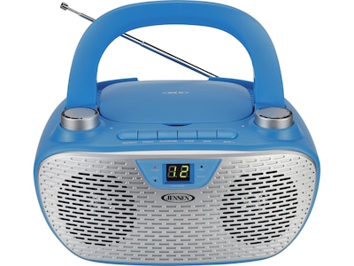 Jensen CD-485-BL CD/Radio Player, Blue