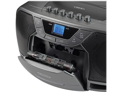 Jensen CD-590-GR Bluetooth MP3/CD/Radio Player, Graphite