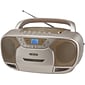 Jensen CD-590-C Bluetooth MP3/CD/Radio Player, Champagne