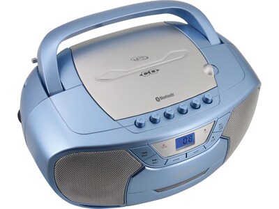 Jensen CD-590-BL Bluetooth MP3/CD/Radio Player, Blue