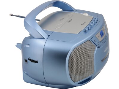Jensen CD-590-BL Bluetooth MP3/CD/Radio Player, Blue