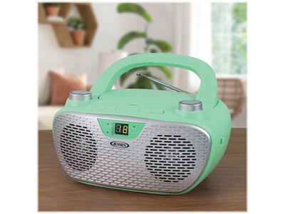 Jensen CD-485-GR CD/Radio Player, Green