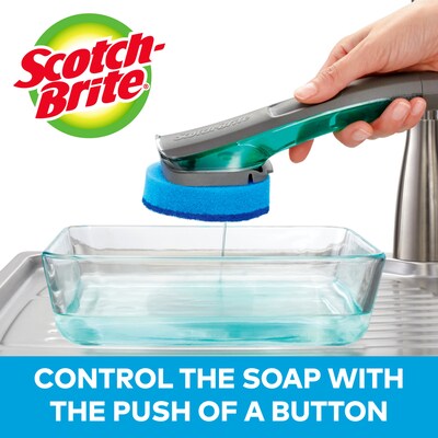 Scotch-Brite™ Advanced Soap Control Non-Scratch Dishwand, Blue, 1/Pack (451U-4)