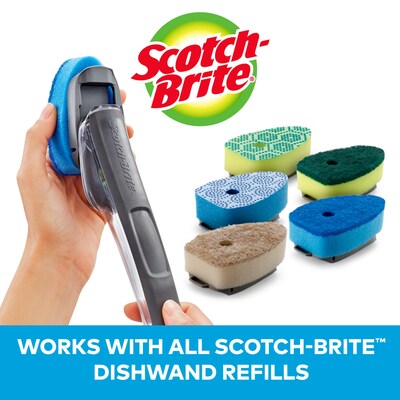 Scotch-Brite™ Advanced Soap Control Non-Scratch Dishwand, Blue, 1/Pack (451U-4)