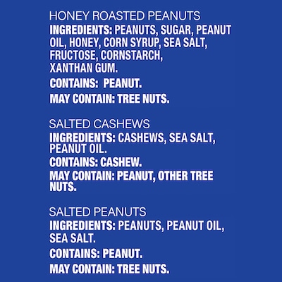 Planters Nuts, Variety, 24/Carton (220-00423)