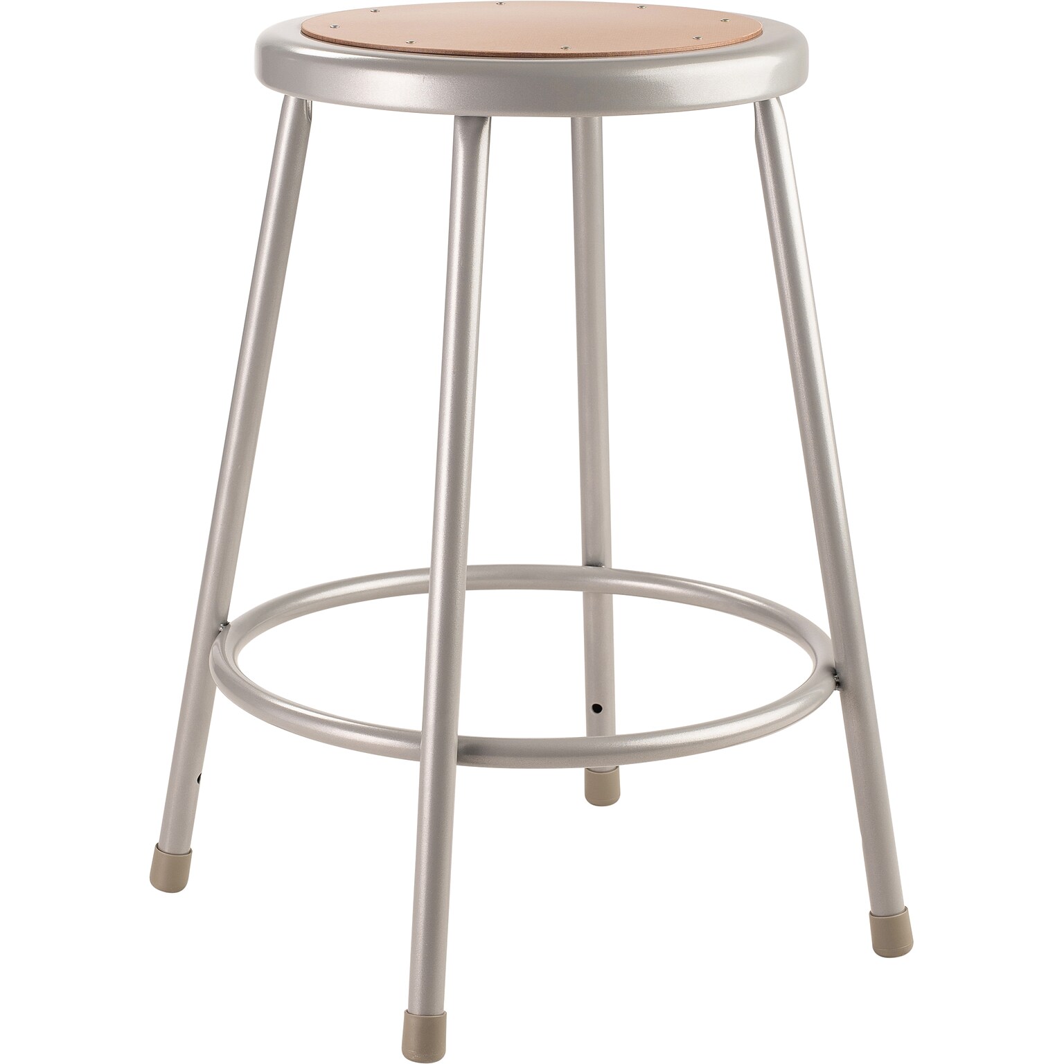 NPS 6200 Series 24 Heavy Duty Steel Stool, Gray (6224)