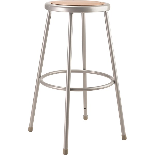 NPS 6200 Series 30 Heavy Duty Steel Stool, Gray (6230)