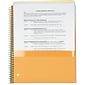 Five Star® Wirebound Notebook, 1-Subject Notebook, 8.5" x 11", College Ruled, 100 Sheets, Green (72055)