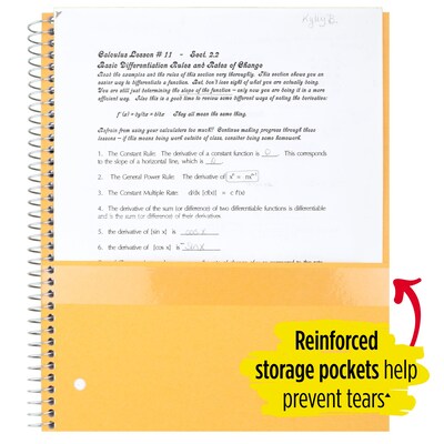 Five Star 5-Subject Subject Notebook, 8.5" x 11", College Ruled, 200 Sheets, Black (72081)