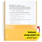 Five Star 5-Subject Notebook, 8.5" x 11", College Ruled, 200 Sheets, Black (72081)