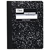 Mead Composition Notebook, 9.75 x 7.5, Wide Ruled, 100 Sheets, Black Marble (09910)