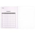 Mead 1-Subject Composition Notebooks, 9.75 x 7.5, Wide Ruled, 100 Sheets, Black (09910)