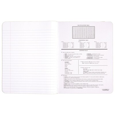 Mead Composition Book, College Rule, 9.75 x 7.5, 1 Subject, 100 Sheets, Assorted