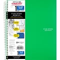 Five Star® Wirebound Notebook, 1-Subject Notebook, 8.5 x 11, College Ruled, 100 Sheets, Green (720