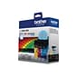 Brother LC4063PKS Cyan/Magenta/Yellow Standard Yield Ink Cartridges, 3/Pack