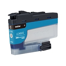 Brother INKvestment Tank LC406 Cyan Standard Yield Ink Cartridge, Prints Up to 1,500 Pages (LC406CS)