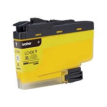 Brother LC406XL Yellow High Yield Ink Cartridge (LC406XLYS)