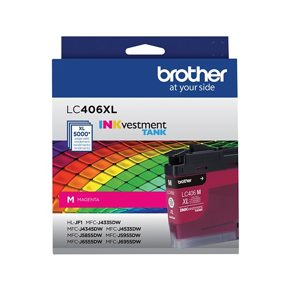 Brother LC406XL Magenta High Yield Ink Cartridge
