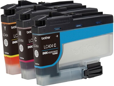 Brother LC4043PKS Cyan/Magenta/Yellow Standard Yield Ink Cartridges,   3/Pack