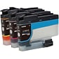 Brother LC4043PKS Cyan/Magenta/Yellow Standard Yield Ink Cartridges,   3/Pack