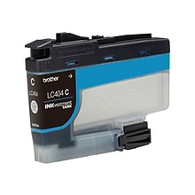 Brother INKvestment Tank LC404 Cyan Standard Yield Ink Cartridge, Prints Up to 750 Pages (LC404CS)