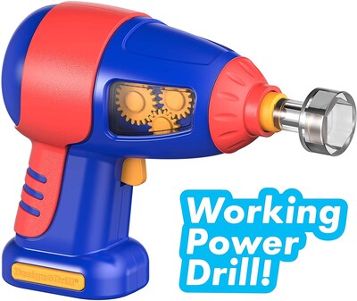 Educational Insights Design & Drill Bolt Buddies Police Motorcycle, Multicolor (4190)