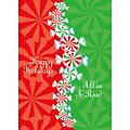 Happy Holidays All In A Row Candy Holiday Greeting Cards, With A7 Envelopes, 7 x 5, 25 Cards per S