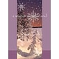 A Winter Wonderland Trees Covered In Snow Holiday Greeting Cards, With A7 Envelopes, 7" x 5", 25 Cards per Set