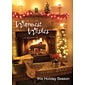 Warmest Wishes This Holiday Season Fire Place Holiday Greeting Cards, With A7 Envelopes, 7" x 5", 25 Cards per Set