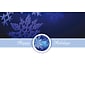 Happy Holidays Blue Snowflakes Holiday Greeting Cards, With A7 Envelopes, 7" x 5", 25 Cards per Set