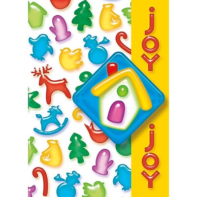 Joy Bird House Holiday Greeting Cards, With A7 Envelopes, 7 x 5, 25 Cards per Set