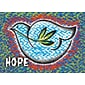 Colorful Hope Dove Holiday Greeting Cards, With A7 Envelopes, 7" x 5", 25 Cards per Set