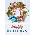 Happy Holidays Food Wreath Holiday Greeting Cards, With A7 Envelopes, 7 x 5, 25 Cards per Set