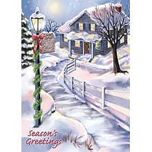 Seasons Greetings Doctors Office Holiday Greeting Cards, With A7 Envelopes, 7 x 5, 25 Cards per Se